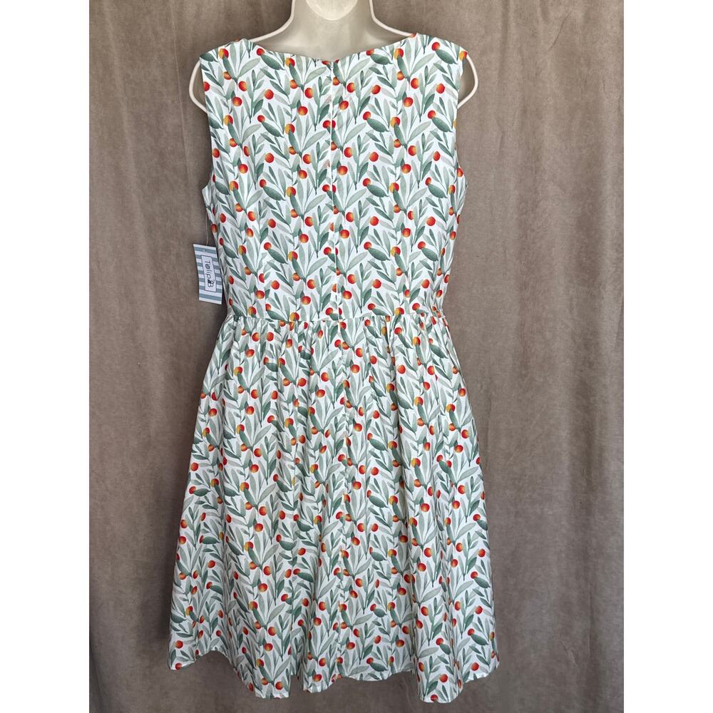 Tulip B By Unique Vintage Floral Sleeveless Dress L NWT - Picture 4 of 6